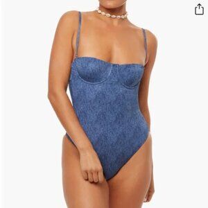 WeWoreWhat Balconette one-piece swimsuit